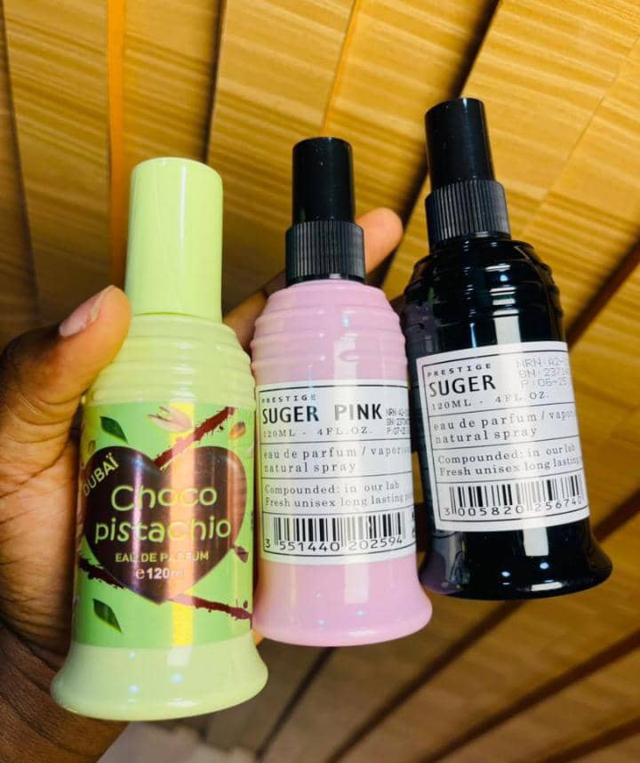 Different flavors of suger bodymist